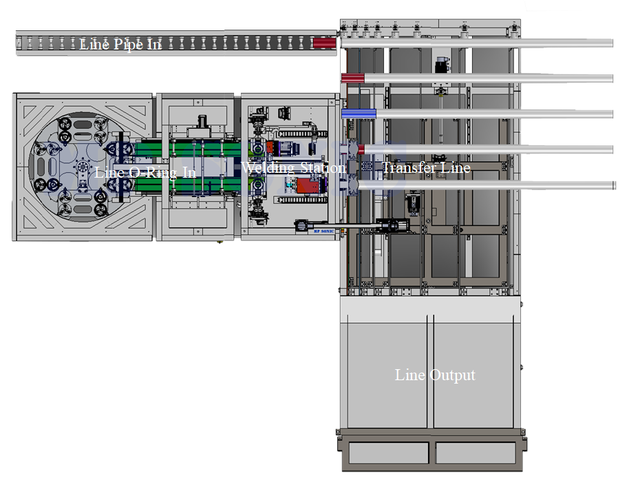 Automatic Pipe Spin Welding Line